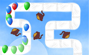 Jeu Bloons Tower Defense 2
