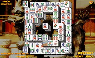 Jeu Dragon Mahjong - Quatre