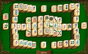 Jeu Mahjong - Les 4 coins