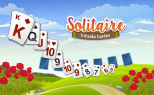 Jeu Solitaire TriPeaks Garden